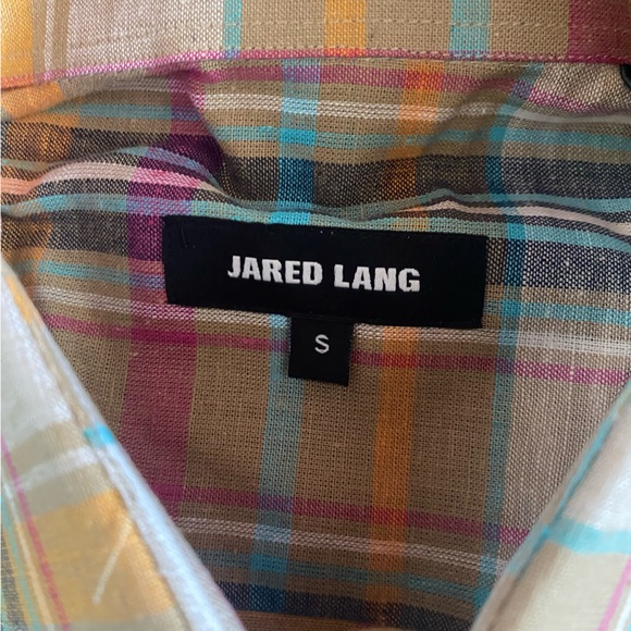 Jared Lang Plaid Short Sleeved Button Down - Picture 2 of 2